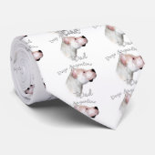 Dogo Argentino Vater 2 Krawatte (Gerollt)