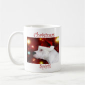 Dogo Argentino Weihnachtsgeist Kaffeetasse (Links)