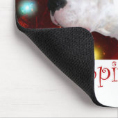 Dogo Argentino Weihnachtsgeist Mousepad (Ecke)