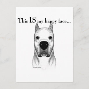 Dogo Happy Face Postkarte