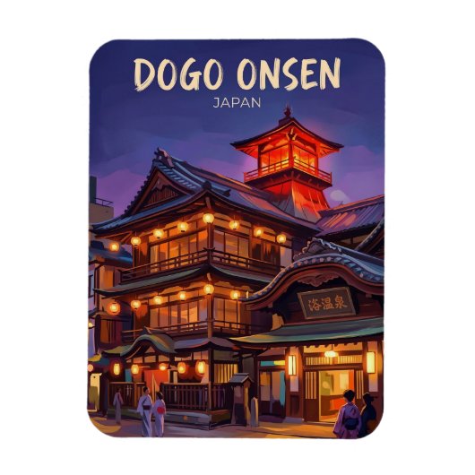 Dogo Onsen Japan Magnet (Vertikal)