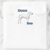 Dogo Vater 4 - Aufkleber (Tasche)
