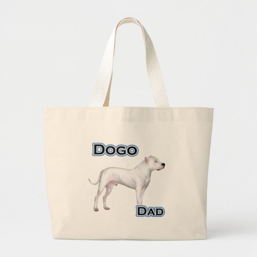 Dogo-Vater 4 Jumbo Stoffbeutel (Vorne)