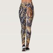 Dogon Schlamm-Stoff-Druck Leggings (Rückseite)