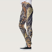 Dogon Schlamm-Stoff-Druck Leggings (Links)
