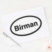 DogParticle Oval Car Aufkleber (Umschlag)