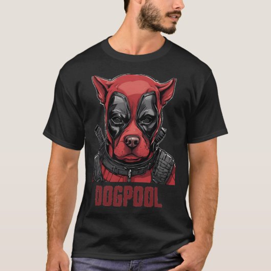 Dogpool Face T-Shirt (Vorderseite)
