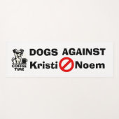 Dogs Against Kristi Noem Yoga Mat Yogamatte (Vorderseite (Horizontal))