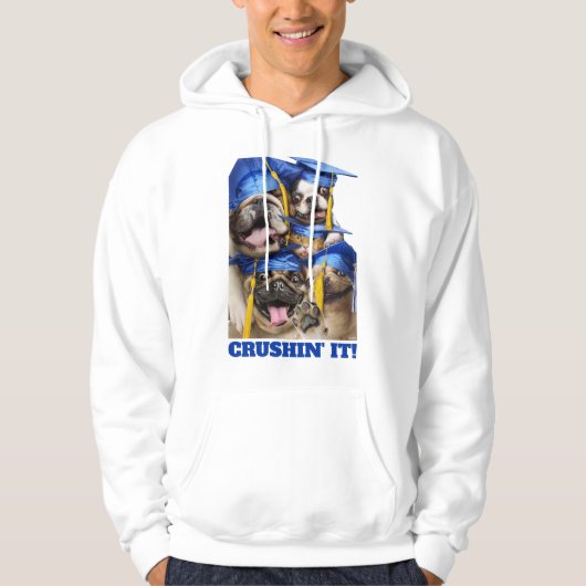 Dogs and Cat Grads in Photo Booth Hoodie (Vorderseite)