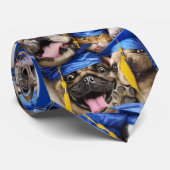 Dogs and Cat Grads in Photo Booth Krawatte (Gerollt)