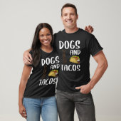 Dogs And Tacos Black Great Dane Mexican Food T-Shirt (Unisex)