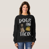 Dogs And Tacos Skye Terrier Mexican Food Sweatshirt (Vorne ganz)