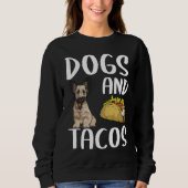 Dogs And Tacos Skye Terrier Mexican Food Sweatshirt (Vorderseite)