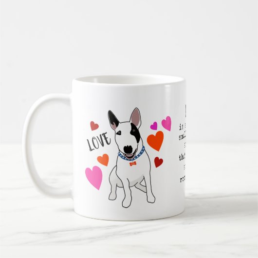 Dogs are love kaffeetasse (Links)