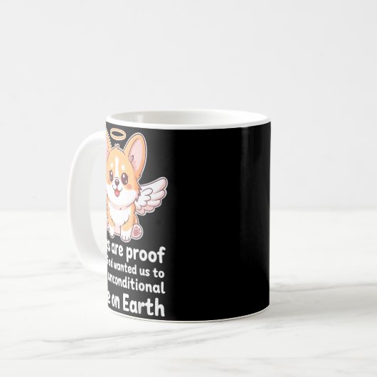 Dogs Are Proof That God Wanted Us Christian Pets  Kaffeetasse (Vorderseite Links)