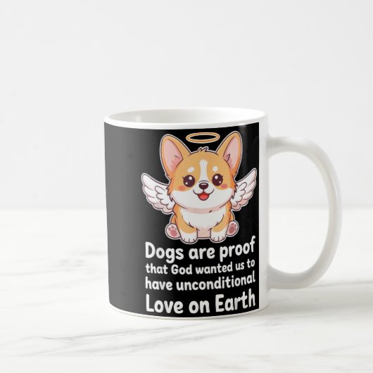Dogs Are Proof That God Wanted Us Christian Pets Kaffeetasse (Rechts)