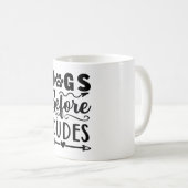 Dogs before Dudes Kaffeetasse (VorderseiteRechts)