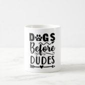 Dogs before Dudes Kaffeetasse (Mittel)