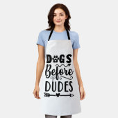 Dogs before Dudes Schürze (Getragen)