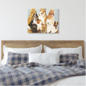 Dogs Dinner Leinwanddruck (Insitu (Schlafzimmer))