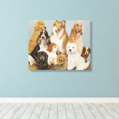 Dogs Dinner Leinwanddruck (Insitu (Holzboden))