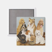 Dogs Dinner Magnet (Vorderseite/Rückseite)