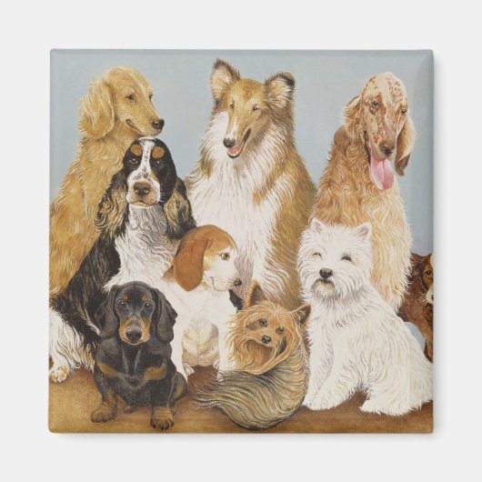 Dogs Dinner Magnet (Vorne)