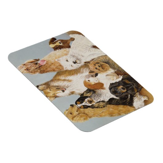 Dogs Dinner Magnet (Rechte Seite)