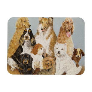 Dogs Dinner Magnet