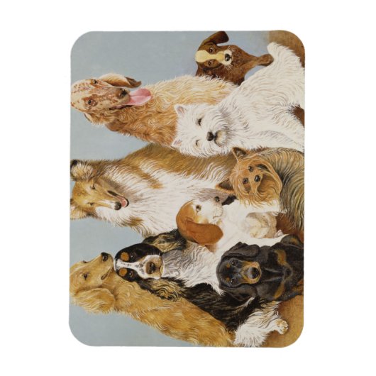 Dogs Dinner Magnet (Vertikal)