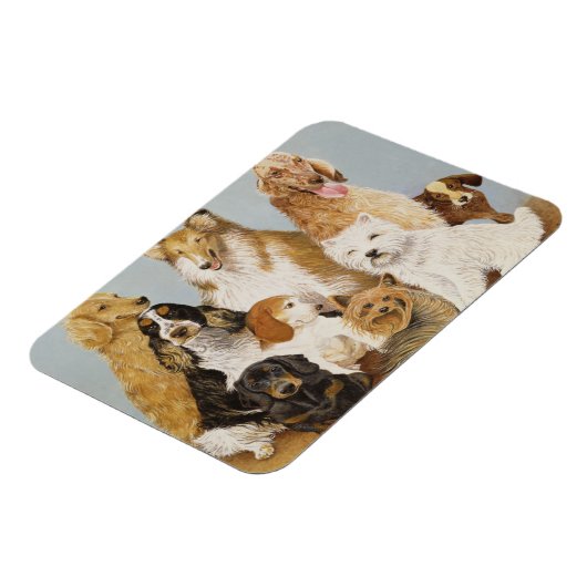 Dogs Dinner Magnet (Linke Seite)