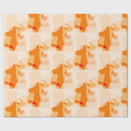 Dogs Everywhere  Geschenkpapier (Flach)