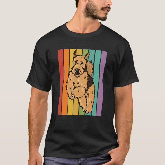 Dogs Guys Who Loves Airedale Terrier 1 T-Shirt (Vorderseite)