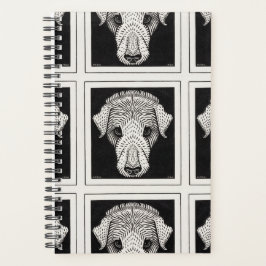 Dog's head Pattern von Julie de Graag 2022 Planer