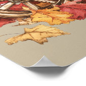 Dog's Herbst Applecart Poster (Ecke)