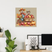 Dog's Herbst Applecart Poster (Heimbüro)