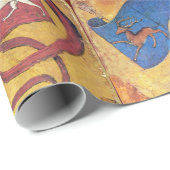 Dogs, Hirsche, Falken, Enten Geschenkpapier (Rolleneckpunkt)