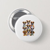 Dogs in sunglasses Paws Hydrated Button (Vorne & Hinten)