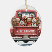 DOGS IN TRUCK Ornament (Rechts)