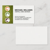 Dogs-Logo | Turf | Tierdienst Visitenkarte (Vorne/Hinten)