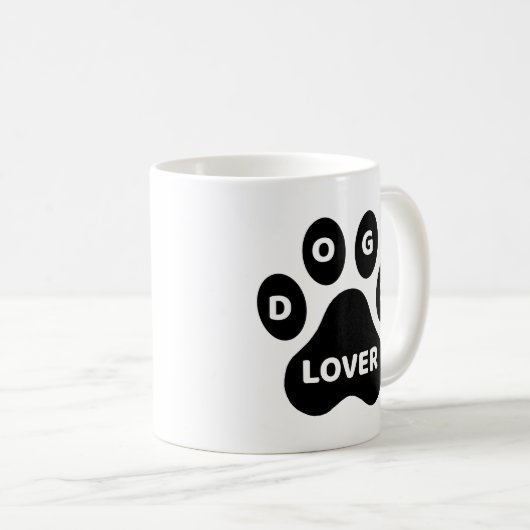 Dogs Lover Coffee Mug Kaffeetasse (VorderseiteRechts)