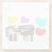 Dogs lover joy glasuntersetzer (Rückseite)