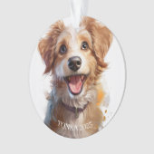 Dogs Make Everything Better  Ornament (Vorderseite)