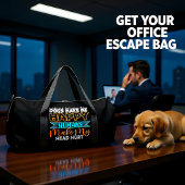 Dogs Make Me Happy Humans Make My Head Hurt Duffle Bag