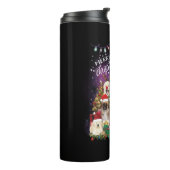 dogs Merry christmas Light Thermosbecher (Nach links gedreht)