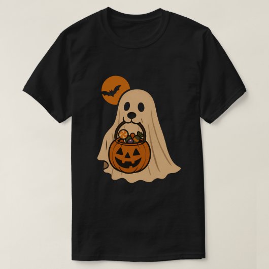 Dogs on Halloween night T-Shirt (Design vorne)