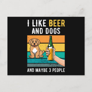 Dogs Papa Gift Postkarte