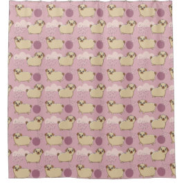 Dogs Pattern Duschvorhang