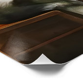 Dogs Playing Poker by Cassius Marcellus Coolidge's Poster (Ecke)