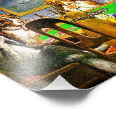 Dogs Playing Poker Fotodruck (Ecke)